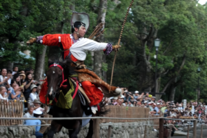 流鏑馬の様子