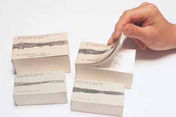 子ども時代のパラパラマンガ